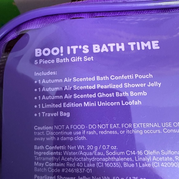 NWT 9 piece bundle Squishmallows, Ulta 5 piece bath set, slides & Batman duckie - Picture 17 of 17